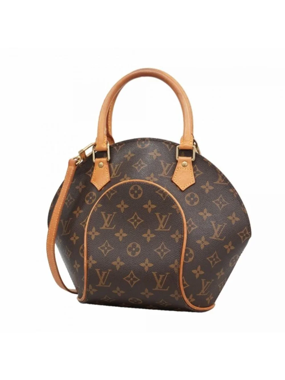 Louis Vuitton Handbag Monogram Ellipse PM Brown 2-Way